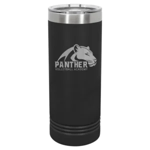 Panther Volleyball Skinny Tumbler