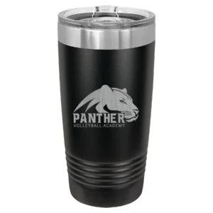 Panther Volleyball Laser Engraved Drinkware