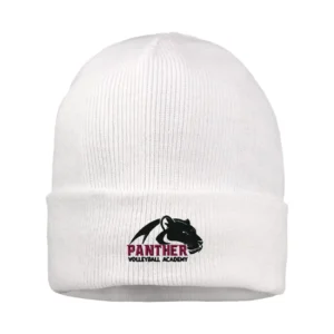 Panther Volleyball Embroidered Beanie