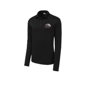 Panther Volleyball Embroidered Adult Long Sleeve Polo