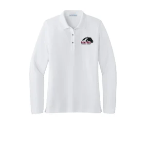 Panther Volleyball Embroidered Ladies Long Sleeve Polo