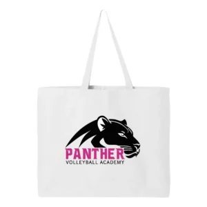 Panther Volleyball Full Color Spirit Tote