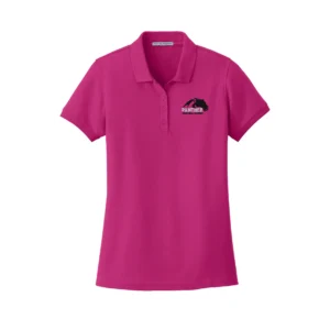 Panther Volleyball Embroidered Ladies Polo